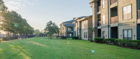 Landscape for an apartment complex is maintained by professionals in El Paso, TX.