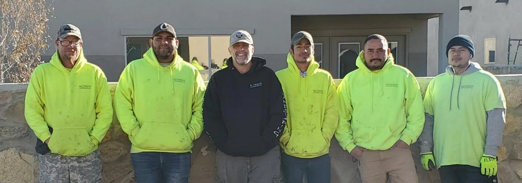 Group photo of work crew in Las Cruces, NM.